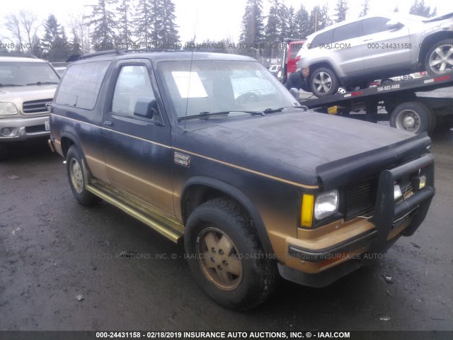 1GKCT18Z7K0511502 - 1989 GMC S15 JIMMY BLACK photo 1