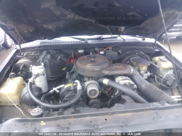 1GKCT18Z7K0511502 - 1989 GMC S15 JIMMY BLACK photo 10