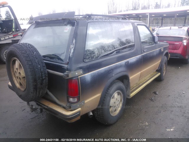 1GKCT18Z7K0511502 - 1989 GMC S15 JIMMY BLACK photo 4