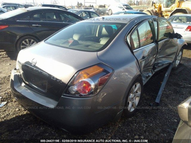 1N4AL21E98N444340 - 2008 NISSAN ALTIMA 2.5/2.5S GRAY photo 4