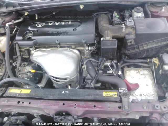 JTKDE177160127496 - 2006 TOYOTA SCION TC იასამნისფერი ფოტო 10