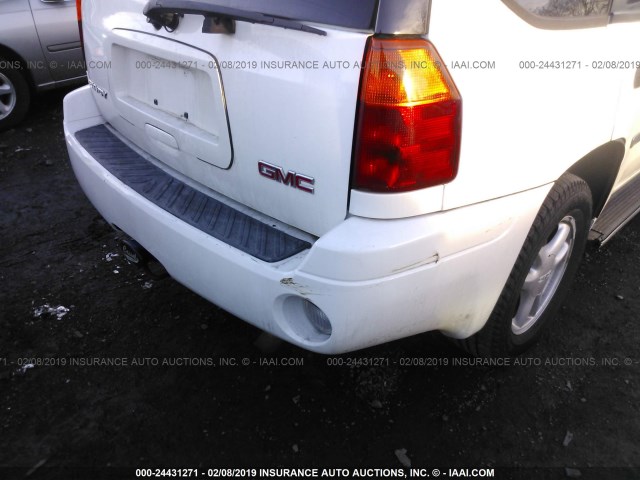 1GKDT13S772229502 - 2007 GMC ENVOY WHITE photo 6