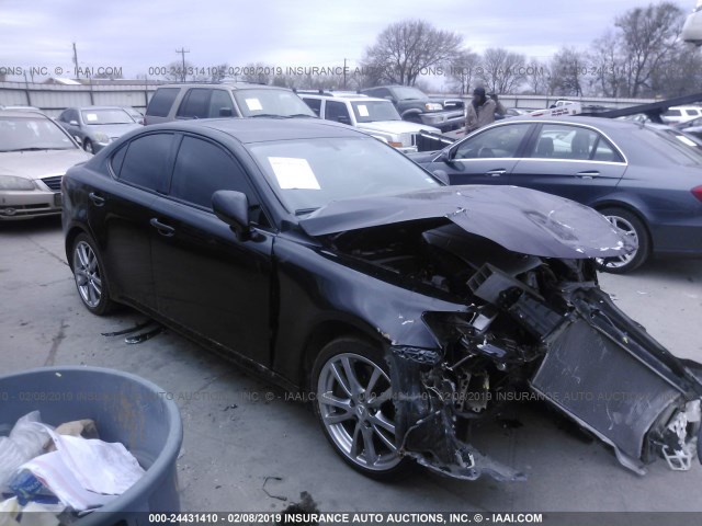 JTHBE262882015665 - 2008 LEXUS IS 350 BLACK photo 1