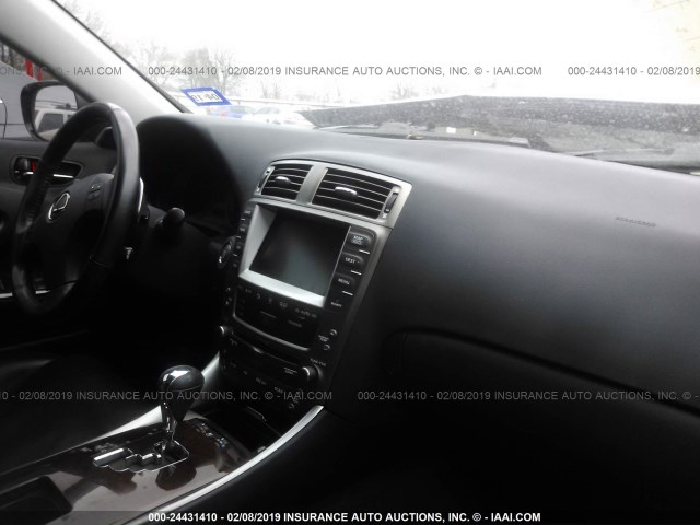 JTHBE262882015665 - 2008 LEXUS IS 350 BLACK photo 5