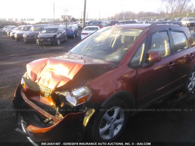 JS2YB413685110164 - 2008 SUZUKI SX4 CONVENIENCE ORANGE photo 2