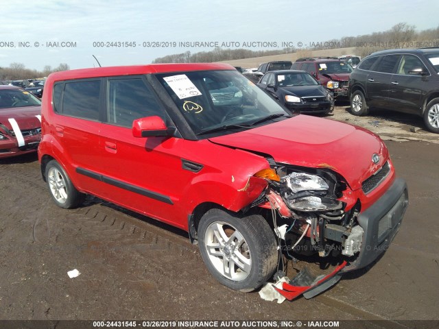 KNDJT2A26A7105853 - 2010 KIA SOUL +/!/SPORT RED photo 1