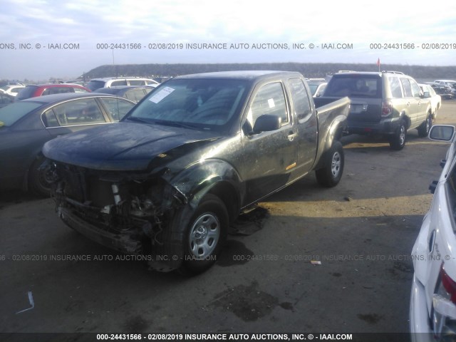 1N6BD0CT1BC412476 - 2011 NISSAN FRONTIER S/SV BLACK photo 2