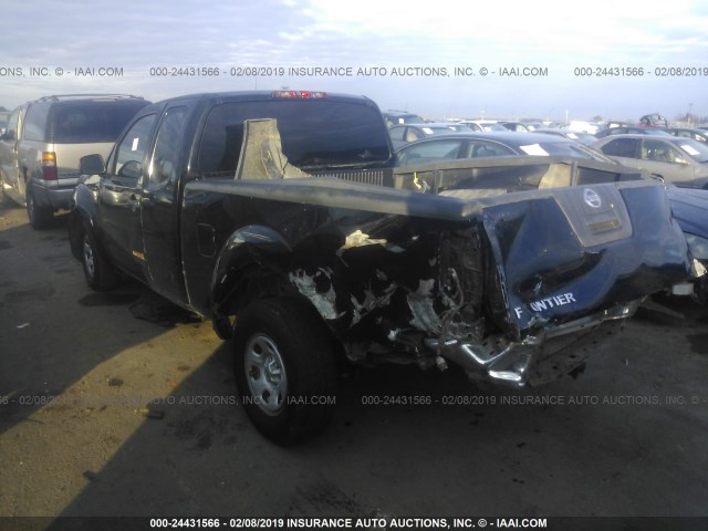 1N6BD0CT1BC412476 - 2011 NISSAN FRONTIER S/SV BLACK photo 3