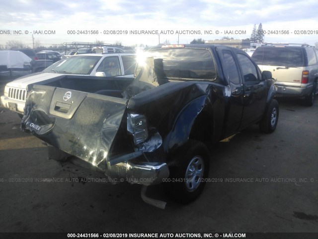 1N6BD0CT1BC412476 - 2011 NISSAN FRONTIER S/SV BLACK photo 4