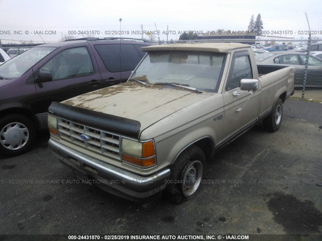 1FTCR10T1KUB45420 - 1989 FORD RANGER GOLD photo 2