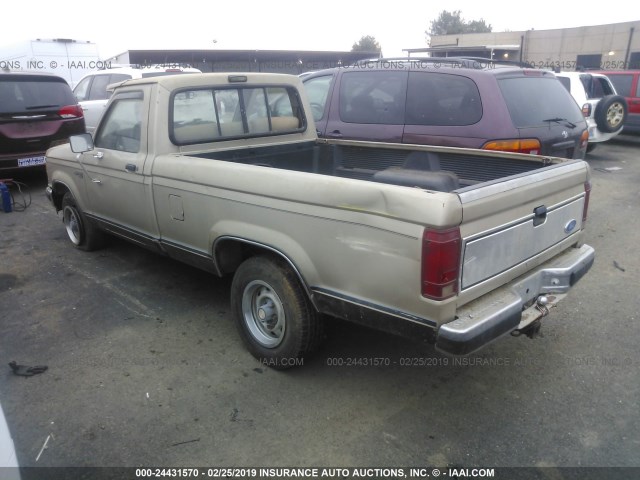 1FTCR10T1KUB45420 - 1989 FORD RANGER GOLD photo 3