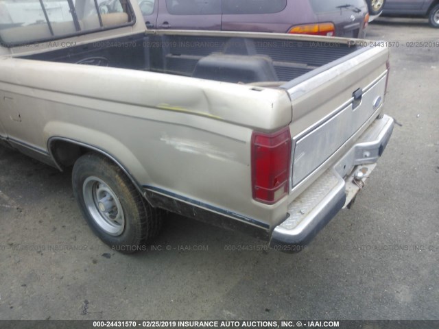 1FTCR10T1KUB45420 - 1989 FORD RANGER GOLD photo 6