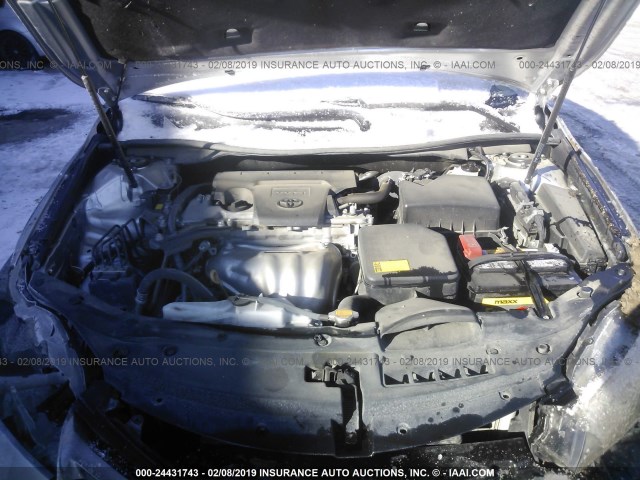 4T1BF1FK3FU068165 - 2015 TOYOTA CAMRY LE/XLE/SE/XSE 银色 照片 10