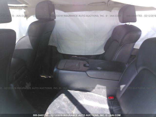 JN8AZ2NE2F9083501 - 2015 INFINITI QX80 WHITE photo 8