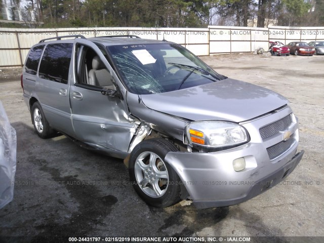 1GNDV33L96D133763 - 2006 CHEVROLET UPLANDER LT SILVER photo 1