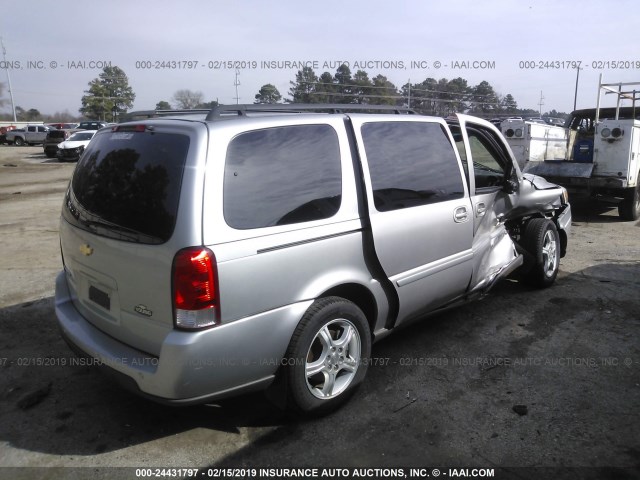 1GNDV33L96D133763 - 2006 CHEVROLET UPLANDER LT SILVER photo 4