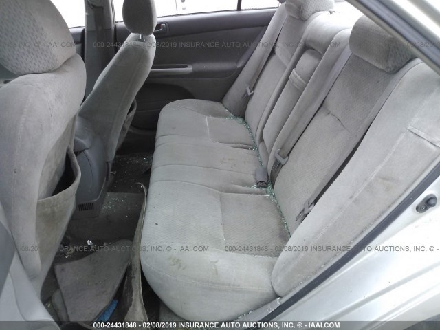 4T1BE32K94U862251 - 2004 TOYOTA CAMRY LE/XLE/SE SILVER photo 8