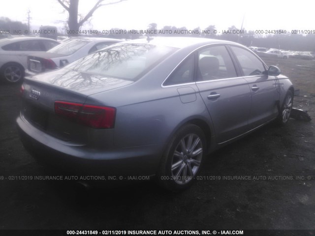 WAUGFAFC2FN028802 - 2015 AUDI A6 PREMIUM PLUS GRAY photo 4