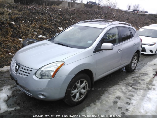 JN8AS5MV2AW603827 - 2010 NISSAN ROGUE S/SL/KROM SILVER photo 2