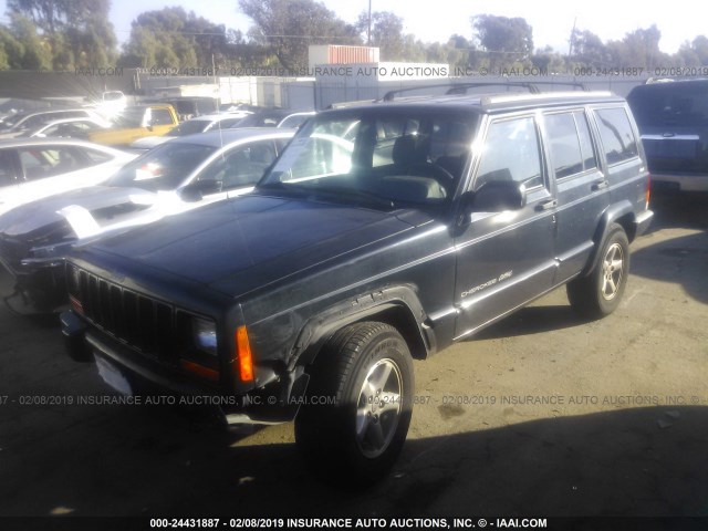 1J4FJ68S6WL264101 - 1998 JEEP CHEROKEE SPORT/CLASSIC შავი ფოტო 2