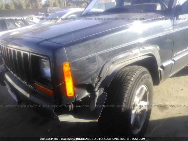 1J4FJ68S6WL264101 - 1998 JEEP CHEROKEE SPORT/CLASSIC შავი ფოტო 6