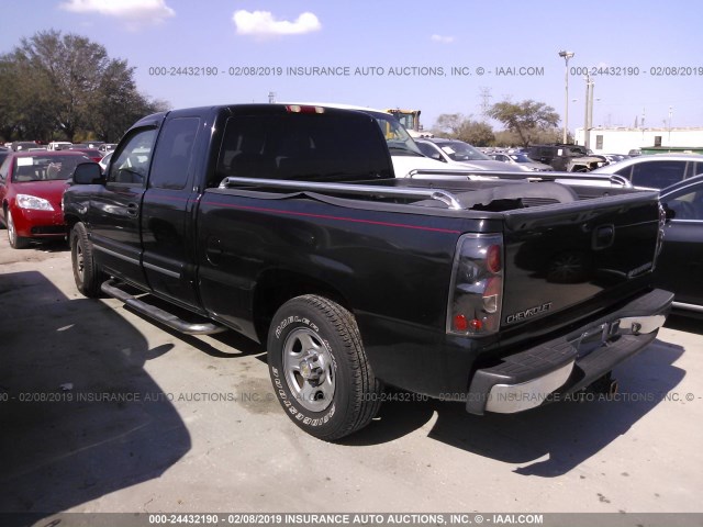 2GCEC19T841153686 - 2004 CHEVROLET SILVERADO C1500 BLACK photo 3