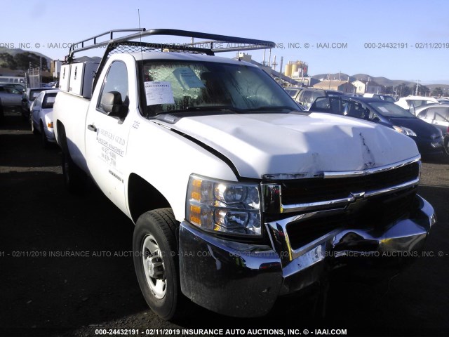 1GCHC44K19F188583 - 2009 CHEVROLET SILVERADO C2500 HEAVY DUTY WHITE photo 1