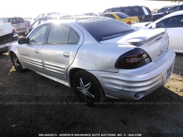 1G2NF52F42C127956 - 2002 PONTIAC GRAND AM SE1 SILVER photo 3