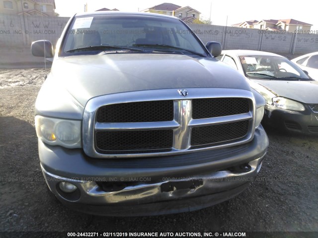 3D7KR28D75G734242 - 2005 DODGE RAM 2500 ST/SLT GRAY photo 6