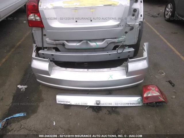 1B3CB4HA9AD619333 - 2010 DODGE CALIBER SXT SILVER photo 6