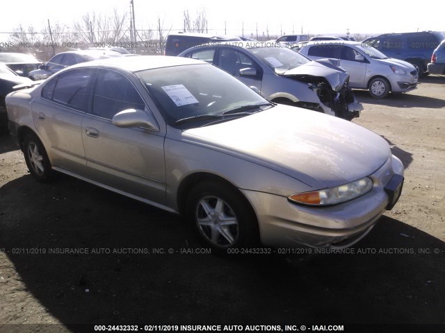 1G3NL52E73C242144 - 2003 OLDSMOBILE ALERO GL BEIGE photo 1