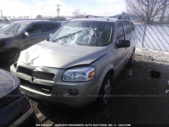 1GNDV33138D210256 - 2008 CHEVROLET UPLANDER LT GOLD photo 2