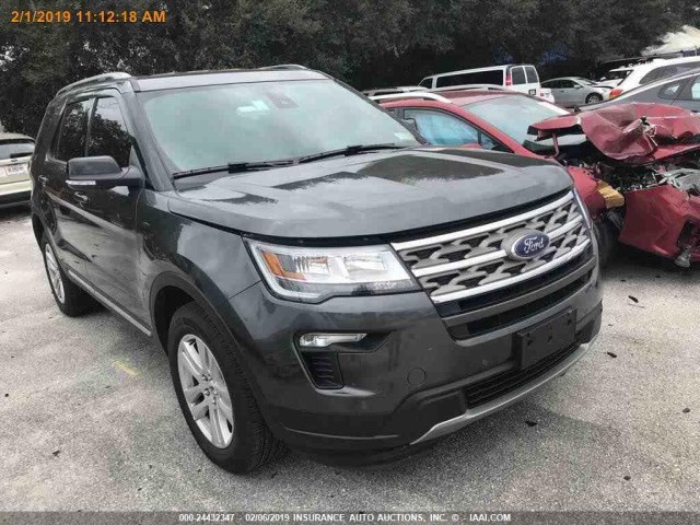 1FM5K8D84JGB70039 - 2018 FORD EXPLORER XLT GRAY photo 11