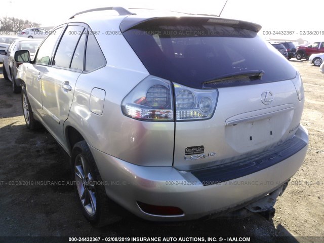 JTJHW31U972014088 - 2007 LEXUS RX 400H SILVER photo 3