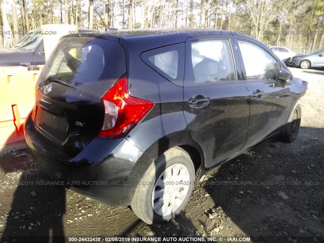 3N1CE2CP9GL355705 - 2016 NISSAN VERSA NOTE S/S PLUS/SV/SL/SR BLACK photo 4
