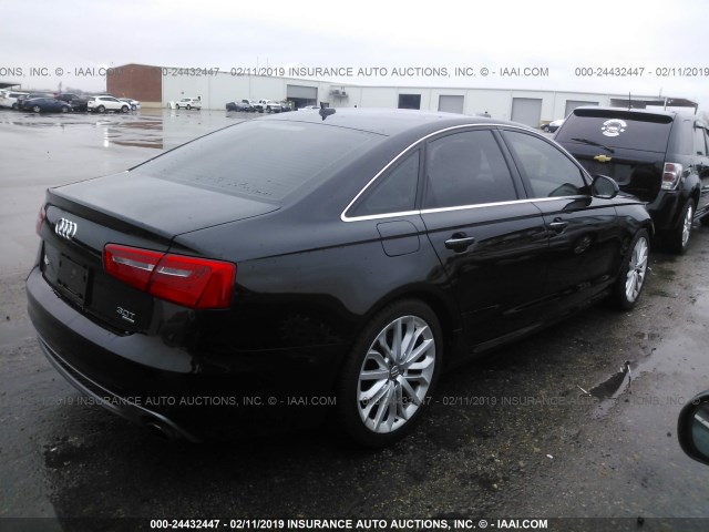 WAUHGAFC9CN067061 - 2012 AUDI A6 PRESTIGE BLACK photo 4