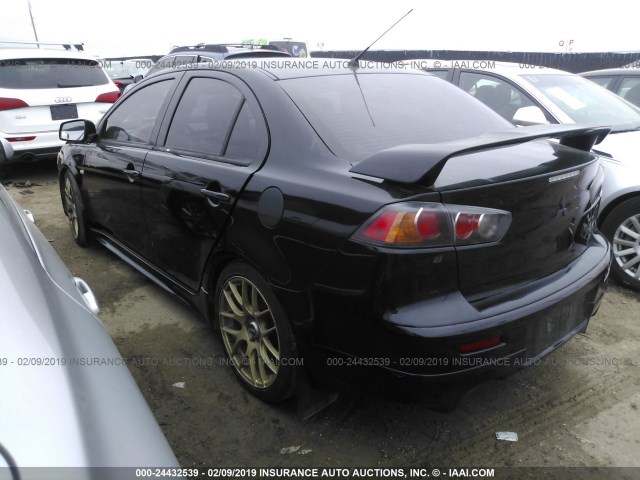 JA3AV66V79U030449 - 2009 MITSUBISHI LANCER RALLIART BLACK photo 3