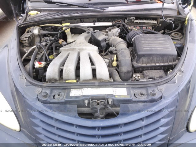 3C8FY78G83T553336 - 2003 CHRYSLER PT CRUISER GT BLUE photo 10