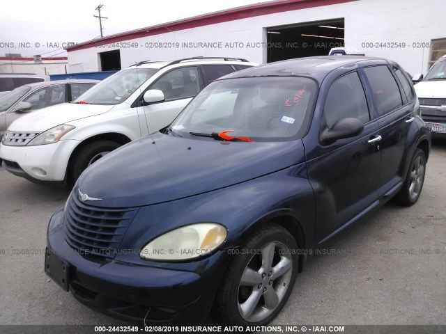 3C8FY78G83T553336 - 2003 CHRYSLER PT CRUISER GT BLUE photo 2