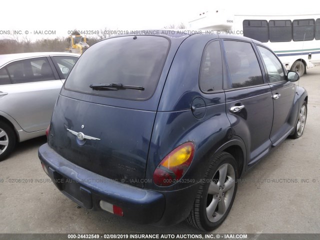 3C8FY78G83T553336 - 2003 CHRYSLER PT CRUISER GT BLUE photo 4