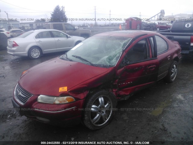 1C3EJ56H6XN608197 - 1999 CHRYSLER CIRRUS LXI RED photo 2