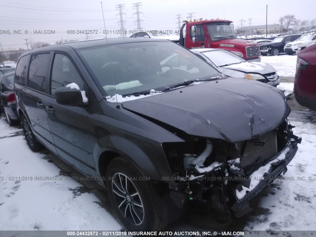 2C4RDGBG8GR137573 - 2016 DODGE GRAND CARAVAN SE GRAY photo 1