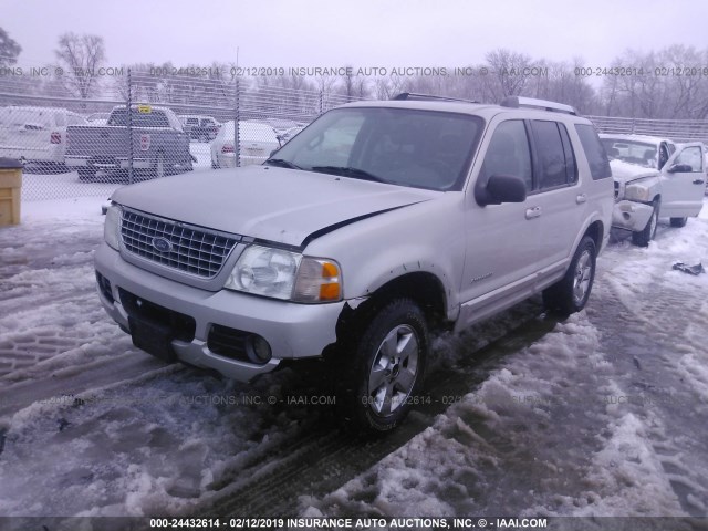 1FMDU75K85ZA72300 - 2005 FORD EXPLORER LIMITED SILVER photo 2