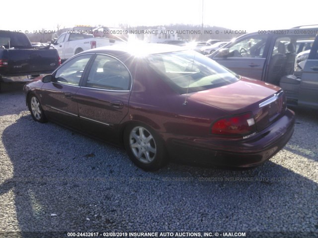 1MEHM55S12A604764 - 2002 MERCURY SABLE LS PREMIUM RED photo 3