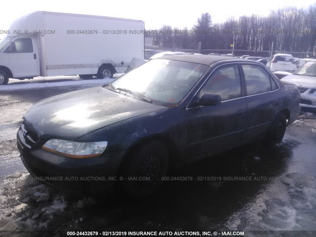 1HGCG6658XA033753 - 1999 HONDA ACCORD LX მწვანე ფოტო 2