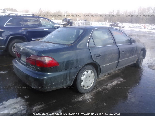 1HGCG6658XA033753 - 1999 HONDA ACCORD LX მწვანე ფოტო 4