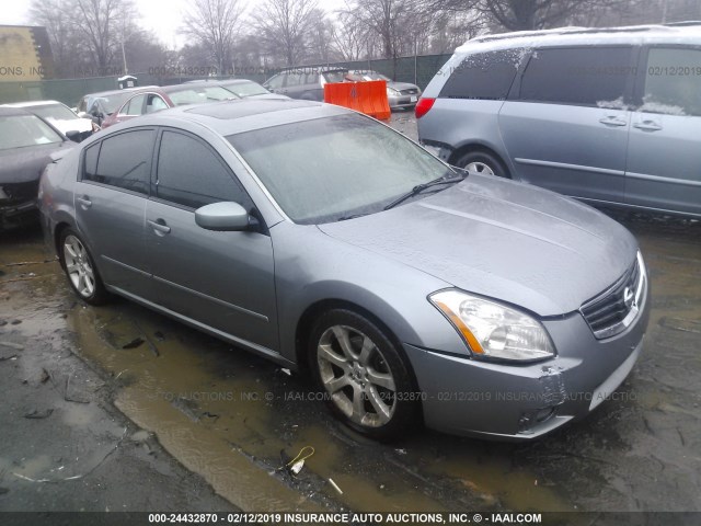 1N4BA41E58C834403 - 2008 NISSAN MAXIMA SE/SL GRAY photo 1