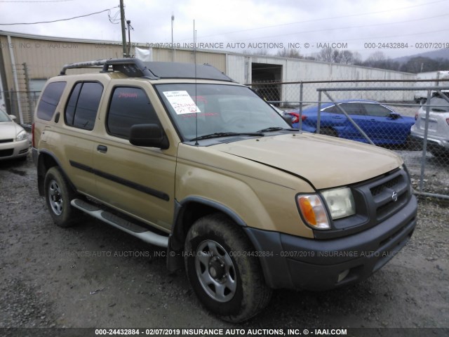 5N1ED28TX1C536857 - 2001 NISSAN XTERRA XE/SE TAN photo 1