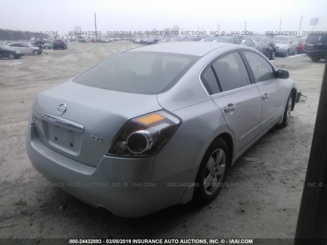 1N4AL21E47C123638 - 2007 NISSAN ALTIMA 2.5/2.5S SILVER photo 4