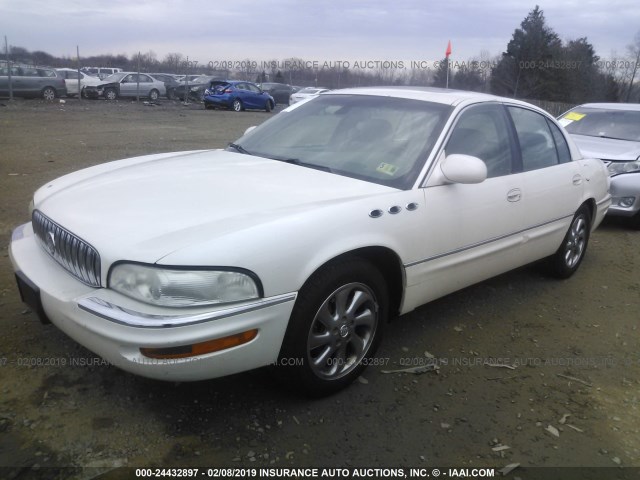 1G4CU541934167709 - 2003 BUICK PARK AVENUE ULTRA WHITE photo 2